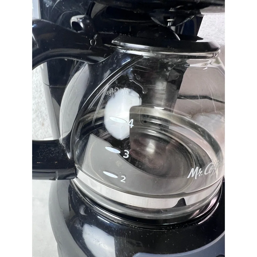 Mr. Coffee TF5 4-Cup Switch Coffee Maker Black Small Drip Brewer with Carafe